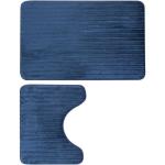 Always 2 Pk Ribbed Bathmat Set Navy