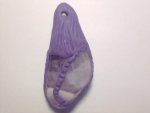 Amethyst Fimo Stone Pendant