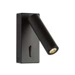 Zet Metal And Acrylic LED Wall Light Black