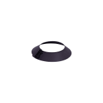 150 Mm Storm Collar Single Wall Black