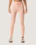 Ribbed Statement Scrunch-bum Legings - Salmon - Small