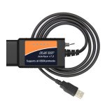 Obd ELM327 V1.5 USB Car Fault Diagnostic Cable With Switch Orange