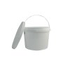 Plastic Bucket With Lid - 5LT - 4 Pack