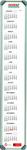 Parrot Perpetual Calendar - 1200MM X 200MM