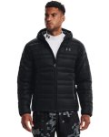Men's Ua Armour Down Hooded Jacket - Black LG
