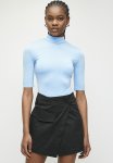 Superbalist High Neck Sleeve Poly Tee - Placid Blue
