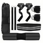 Gym Barbell Pad Set For Hip Thrusts And Squats Weight Lifting Protection