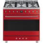 Smeg C9MARSSA9 Symphony Cooker Red