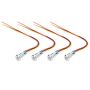 8MM 12-24V LED Indicator Light 4 Set Common Cathode Industrial Control