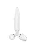 Triple Crystal 1 - Glass Dildo & Anal Plug - Transparent