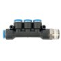 AirCraft Pu Hose Fitting Manifold 4 X 10MM Ports X 1/2"M