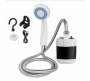 USB Rechargeable Shower Portable Camping Shower Head Bathing 3.7V Pump