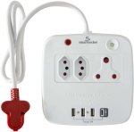 3 Way USB Three Pin Plug