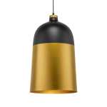 Goldair Gold Dip Pendant Large - White & Black