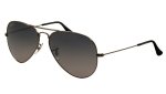 Ray-Ban - Aviator Large Metal - Gunmetal polar Blue Gradient Grey - RB3025 004 78