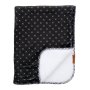 Beonebreed Black Reversible Pet Blanket 91 Cm X 71 Cm