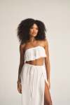 Canggu Double Slit Skirt - Milk