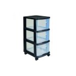 3 Drawer Storage Unit 9860BK