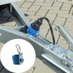 Front Trailer Connector Holder Bracket Universal Weatherproof Dust Cap Adapter Mount For 7-13 Pin Plugs - Durable Accessory For