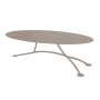 Xiami Oval Coffee Table - Pebble Ferro