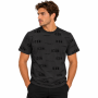 Icom Icon Milano Mens All Over Print T-Shirt In Black - Black / 4XL