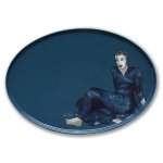 Carrol Boyes Platter Oval - Indigo Blues