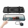 10 Car Mirror Dash Cam Dual 1080P Front+rear Touch Screen Dvr