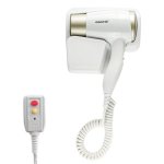 Wall Mounted Hair Dryer For Bathroom - 110V Professional Blow Dryer With Fast Drying Salon Motor Heavy Duty Wall Mount Hairdryer