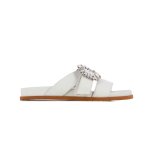 Sparkle Buckle Sandals -white