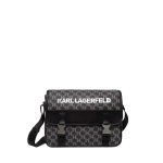 K mono Klassik Clasp Messenger -black