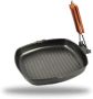 Griddle Pan 20/24CM Iron Steak Frying Pan Square Grill Pan