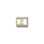 Composable Classic Link Letter Z Silver Glitter