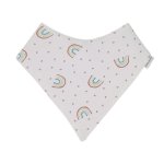 Babes & Kids Little Acorn Rainbows Waterproof Bandana Dribble Bib