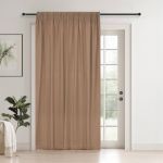 Ready Made Taped Blockout Curtain Fawn - 500X240