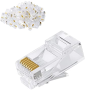 Acconet. Acconet CAT6 RJ45 Connectors Stranded/solid Core 50 Pack