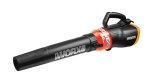 Worx Turbine 12 Amp Corded Leaf Blower With 110 Mph And 600 Cfm Output And Variable Speed Control WG520