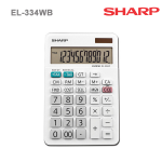 Sharp EL334WBV 12D Elec Calculator