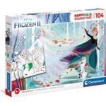 Disney Frozen II Happy Color Double Face Jigsaw Puzzle 104 Pieces
