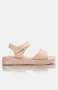 Ladies Croc Sandals - Taupe - Taupe / UK 4