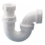 Plastic P Trap - Out - 32MM 1.25 Inch Bsp X 40MM