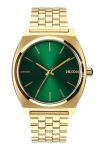 Nixon Time Teller Unisex Watch - Gold Green Sunray