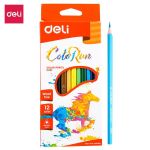 EC00100 Coloured Pencil 12 Colour Wood Free Full Length – 6921734940919