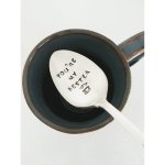 1PC Stainless Steel Spoon "you're My Bestea" Engraved Spoon Funny Spoon Coffee Spoon Ice Cream Spoon Tea Spoon Dessert Spoon For