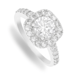 Chet Sterling Silver Cushion Ring