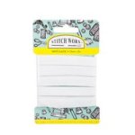 Elastic - Extra-stretchy - White - 10MM X 2M - 6 Pack