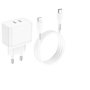 Generic Super Fast Type-c Charger 1M - Type-c Dual Port Adaptor 35W