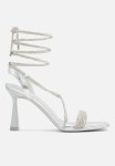 Lavishh Strappy Heel - Silver