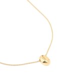 Goldair Gold Plated Snake Chain Small Oval Pendant Necklace