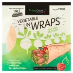 Truly Good Vegetable Cauliflower & Turnip Wrap 4 Pack