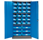 Blue Linbin Storage Bin Cabinet Kit 3